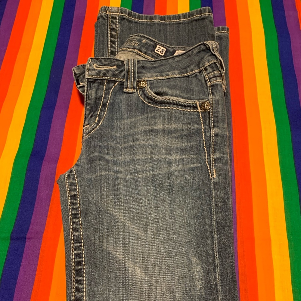 Womens miss me jeans 28x32